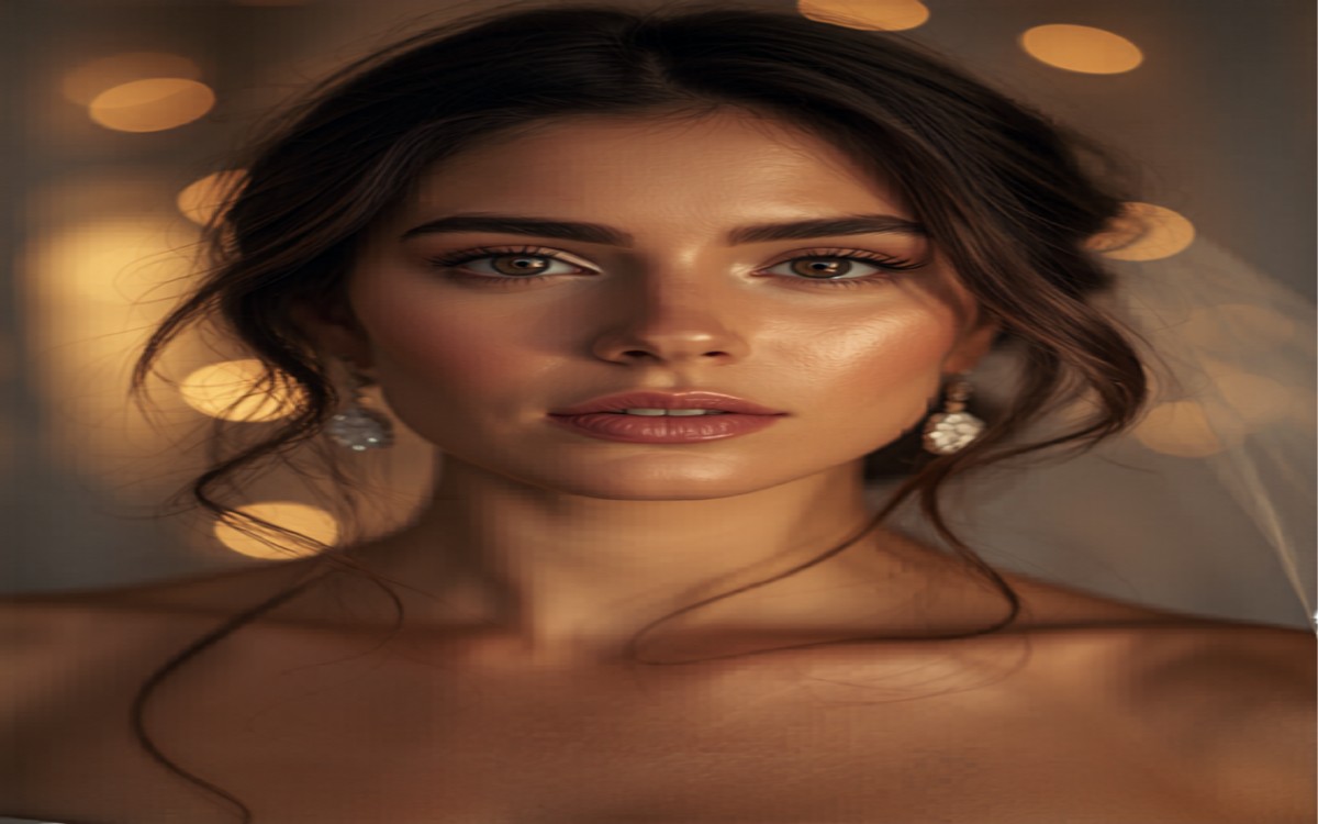 Maquillaje de novia para boda de noche: definición que funciona con flash